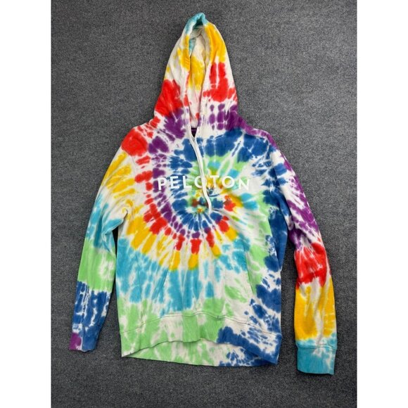Spiritual Gangster Hoodie Women's XL Peloton Tie Dye Pullover Sweatshirt Logo - Picture 1 of 7